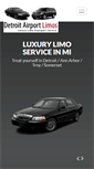 Mobile Screenshot of detroitairportlimos.us