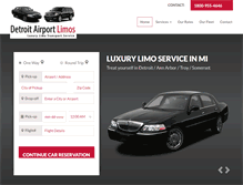Tablet Screenshot of detroitairportlimos.us